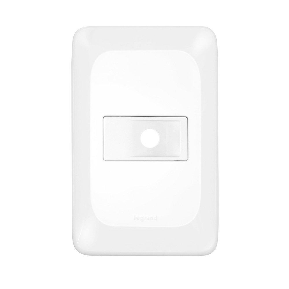 Placa Pial Pop com Suporte + Saída de Fio 4X2