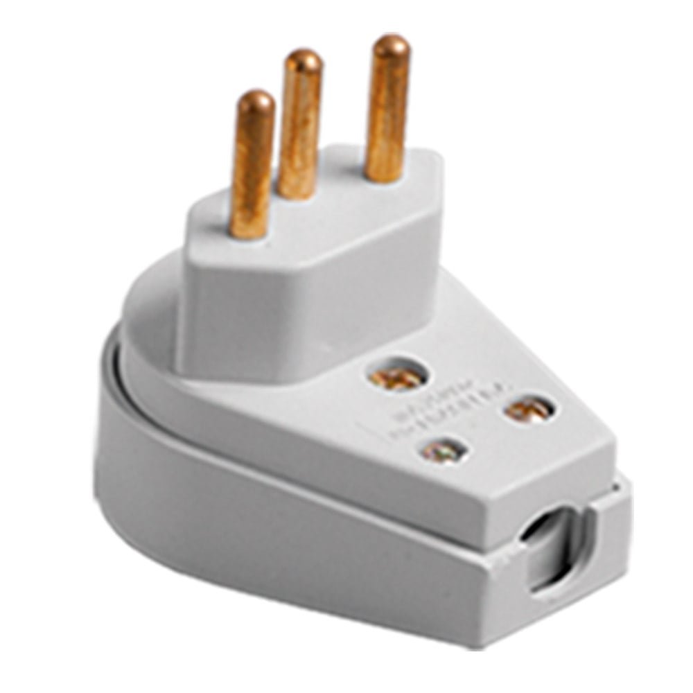 Pino Macho Ilumi Prensa Cabo Gigante 2P+T, 20A, 250V, Cinza Sm