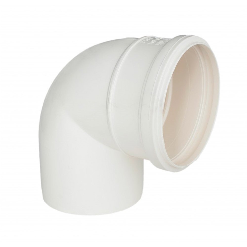 Joelho Esgoto 90º Plastilit com Anel Vedação 40mm - Embalagem com 25 Unidades