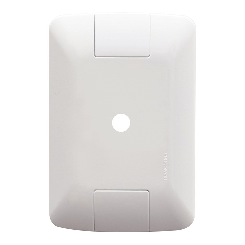 Placa Aria Tramontina 4x2 com Furo 9,5mm Branco