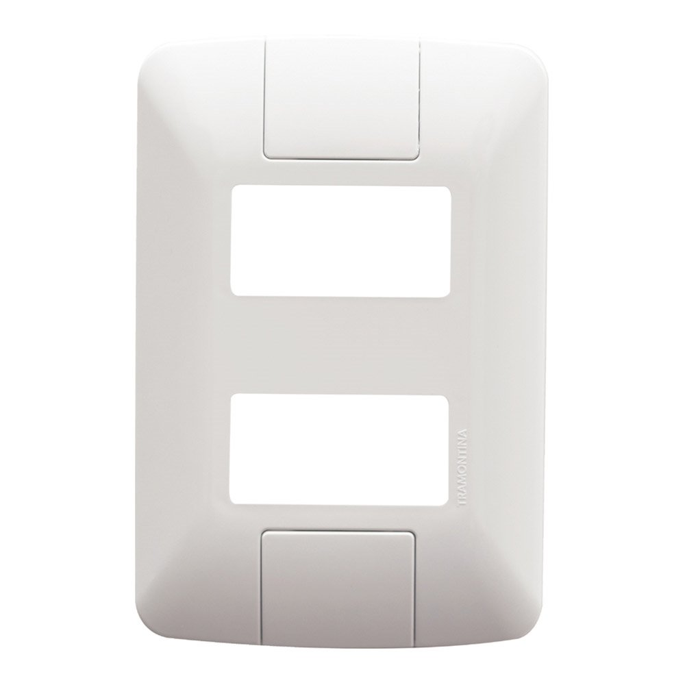 Placa Aria Tramontina 4x2 2 Módulos Separados Branco