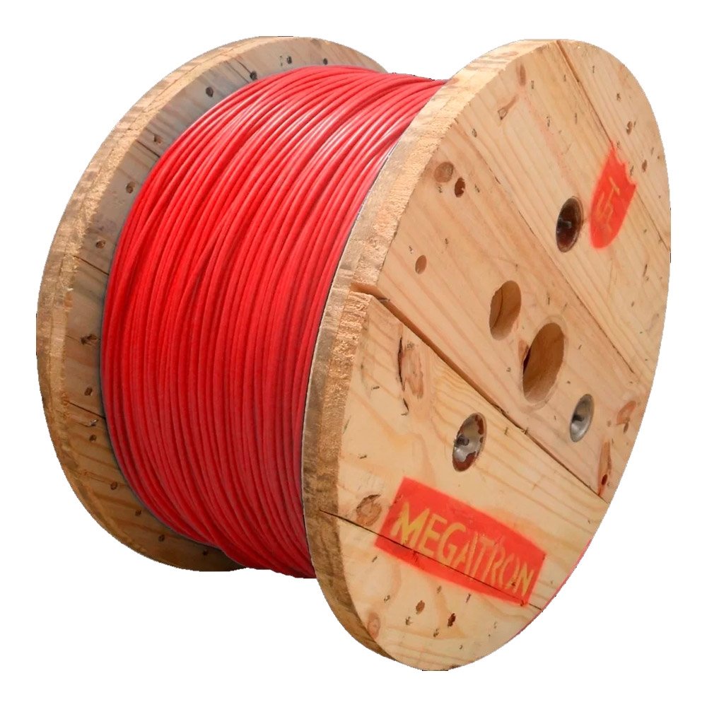 Cabo Flexível Megatron 16mm x 500m Bobina 750V Vermelho