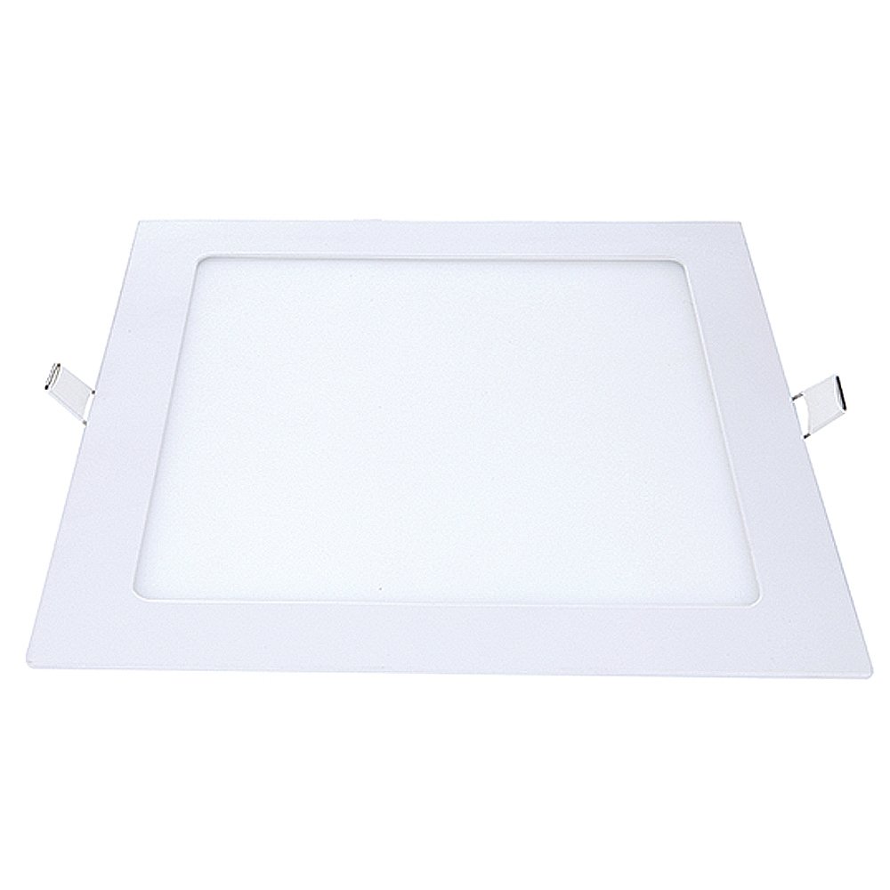 Plafon Painel Led Avant Alumínio Quadrado Embutir - 3K, 6W, 12cm, 360 Lúmens