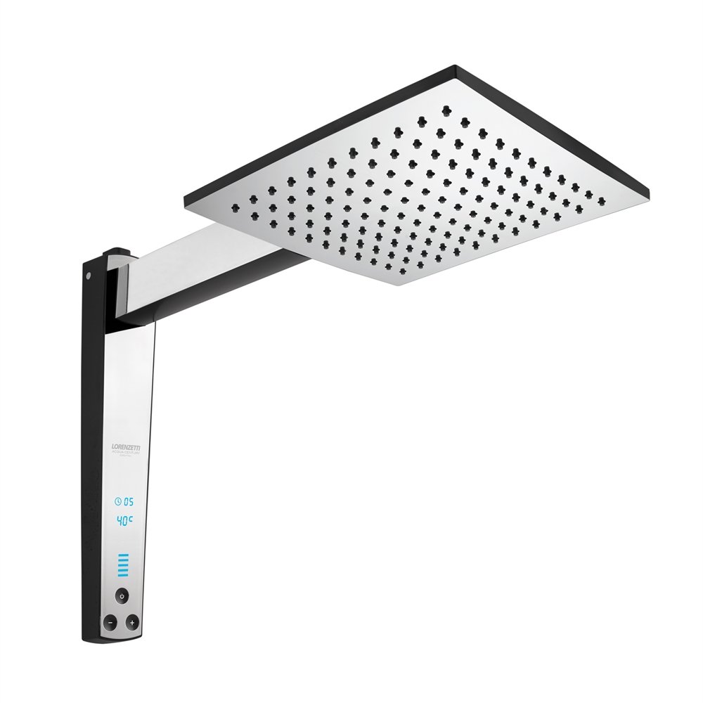 Chuveiro Lorenzetti Acqua Century Digital - Preto/Cromado 220 x 7500W