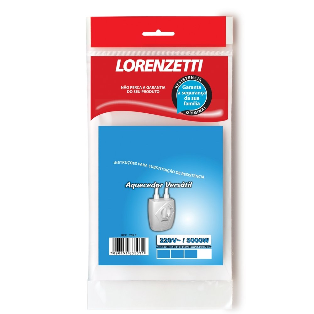 Resistência Aquecedor Lorenzetti Versátil 220 x 5000W