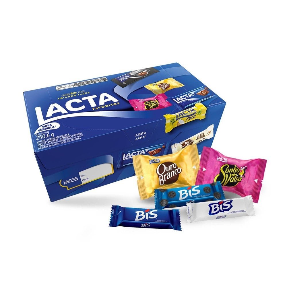 Caixa de Chocolate Lacta Favoritos 250,6g