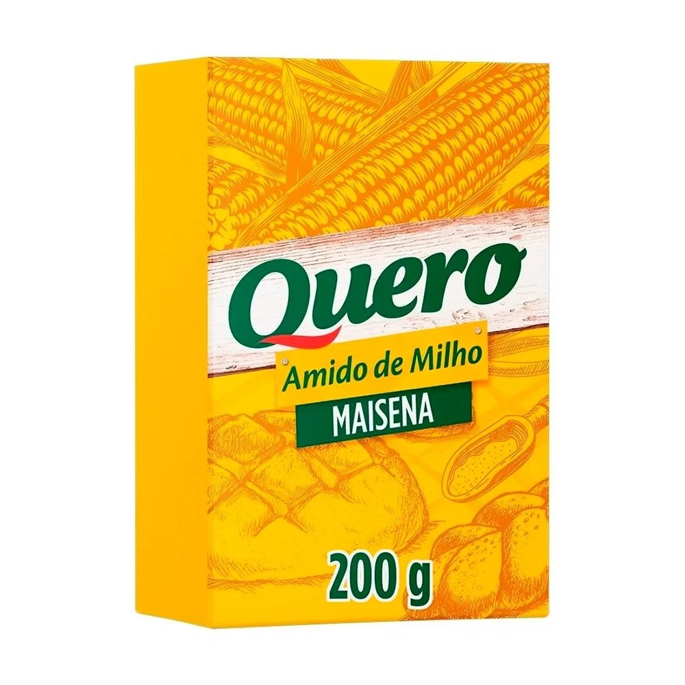 Amido de Milho Quero 200g Embalagem com 24 Unidades