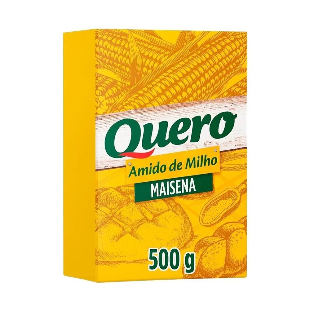 Amido de Milho Quero 500g Embalagem com 24 Unidades