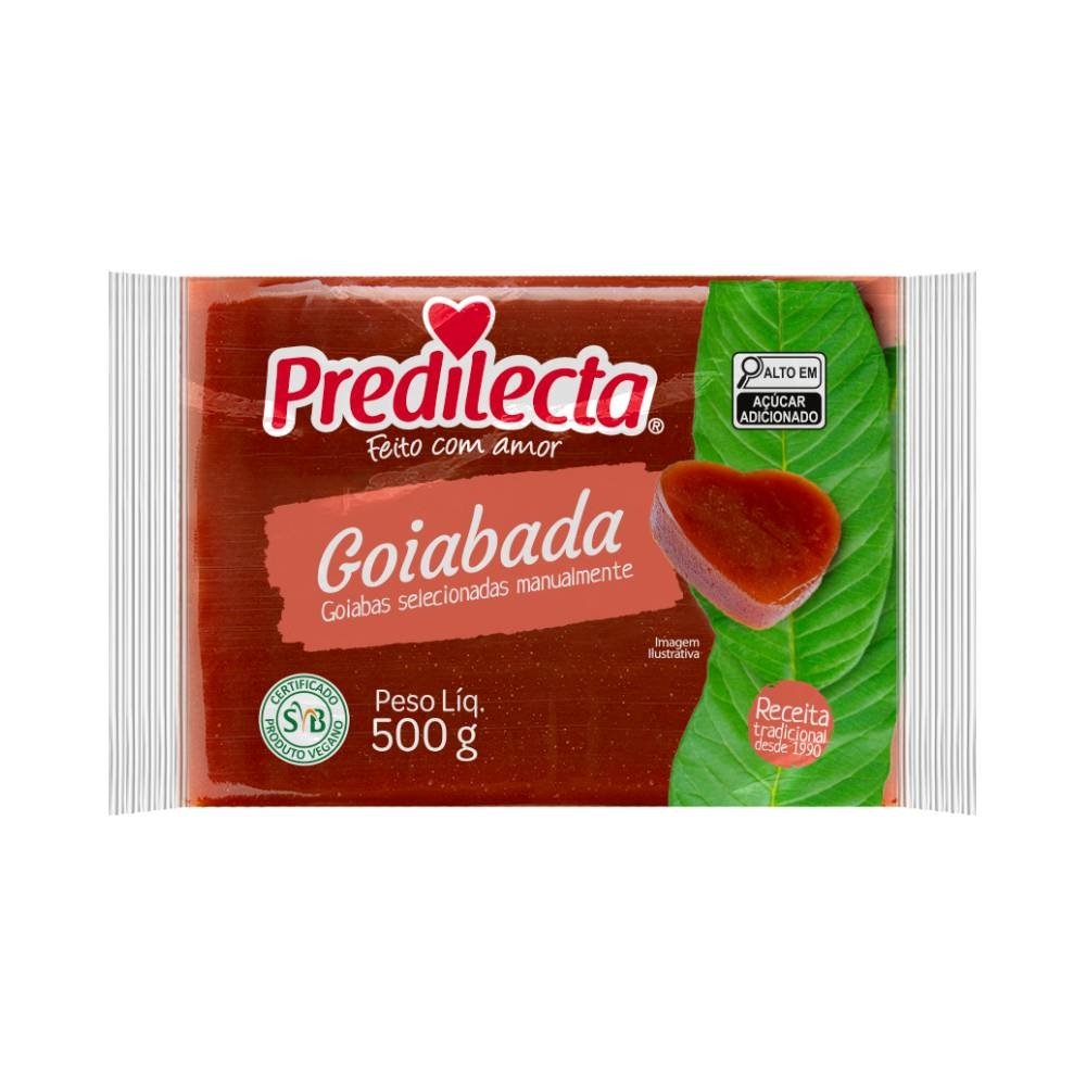 Goiabada Predilecta 500g - Embalagem com 24 Unidades