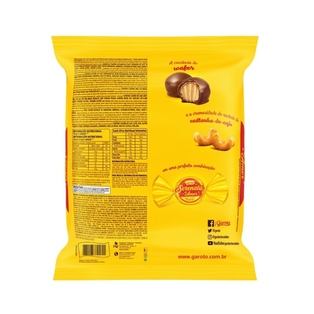 Chocolate Serenata de Amor 825g eFácil