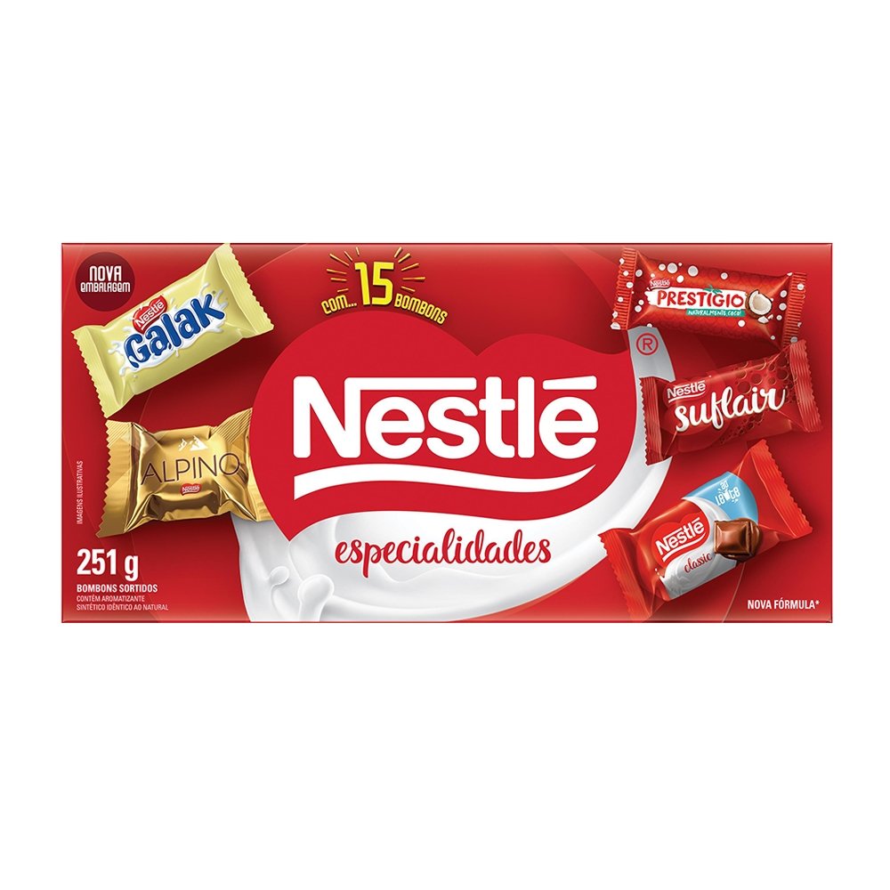 Bombom Nestlé Especialidades Caixa 251g