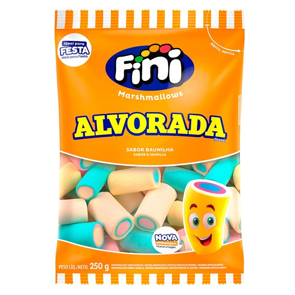 Marshmallow Fini Alvorada Baunilha 250g