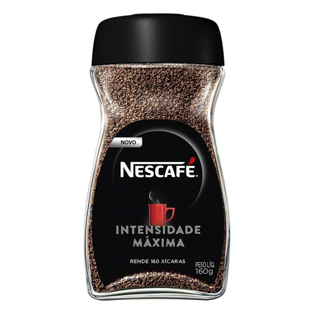 Café Solúvel Nescafé Intensidade Máxima Vidro 160g