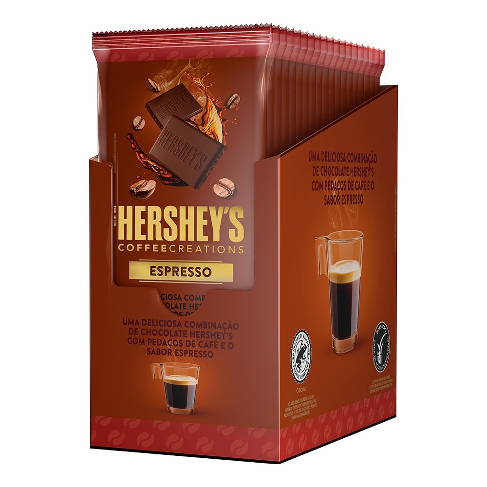 Chocolate Hersheys Special Coffee Expresso 85g - Embalagem com 12 Unidades