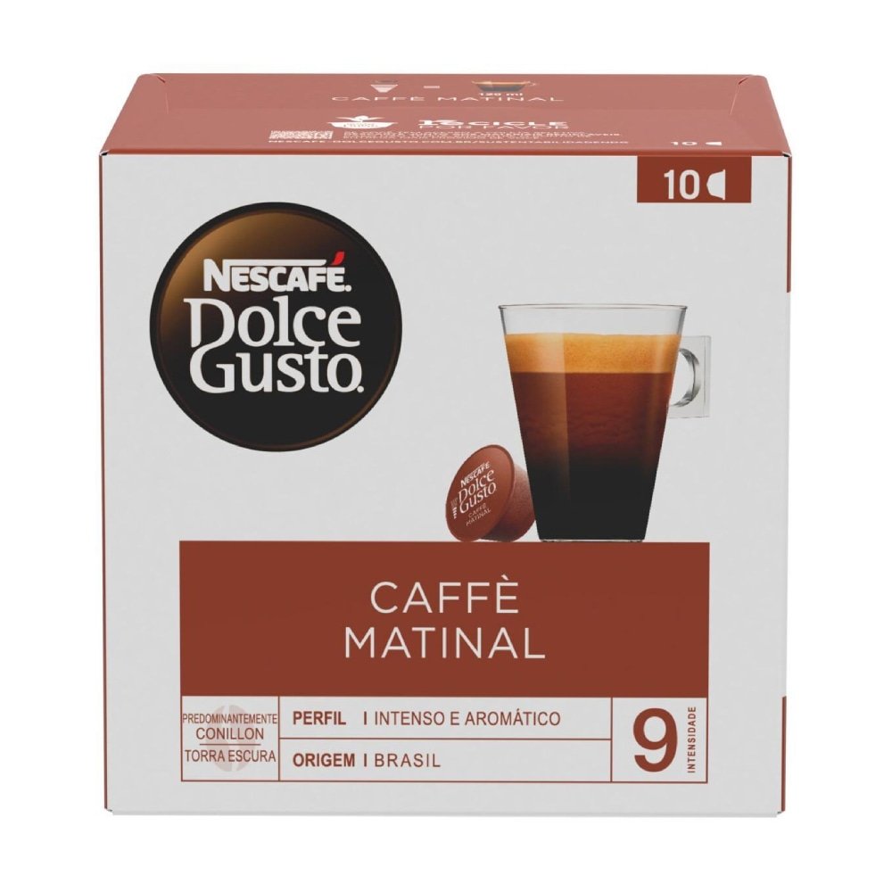 Café em Cápsula Nescafé Dolce Gusto Caffe Matinal 10 Cápsulas