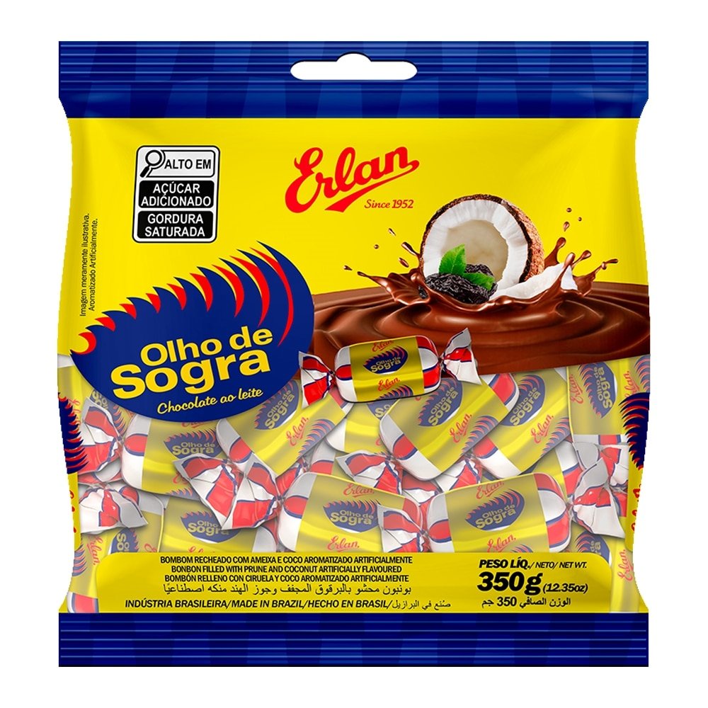 Chocolate Erlan Olho de Sogra 350g