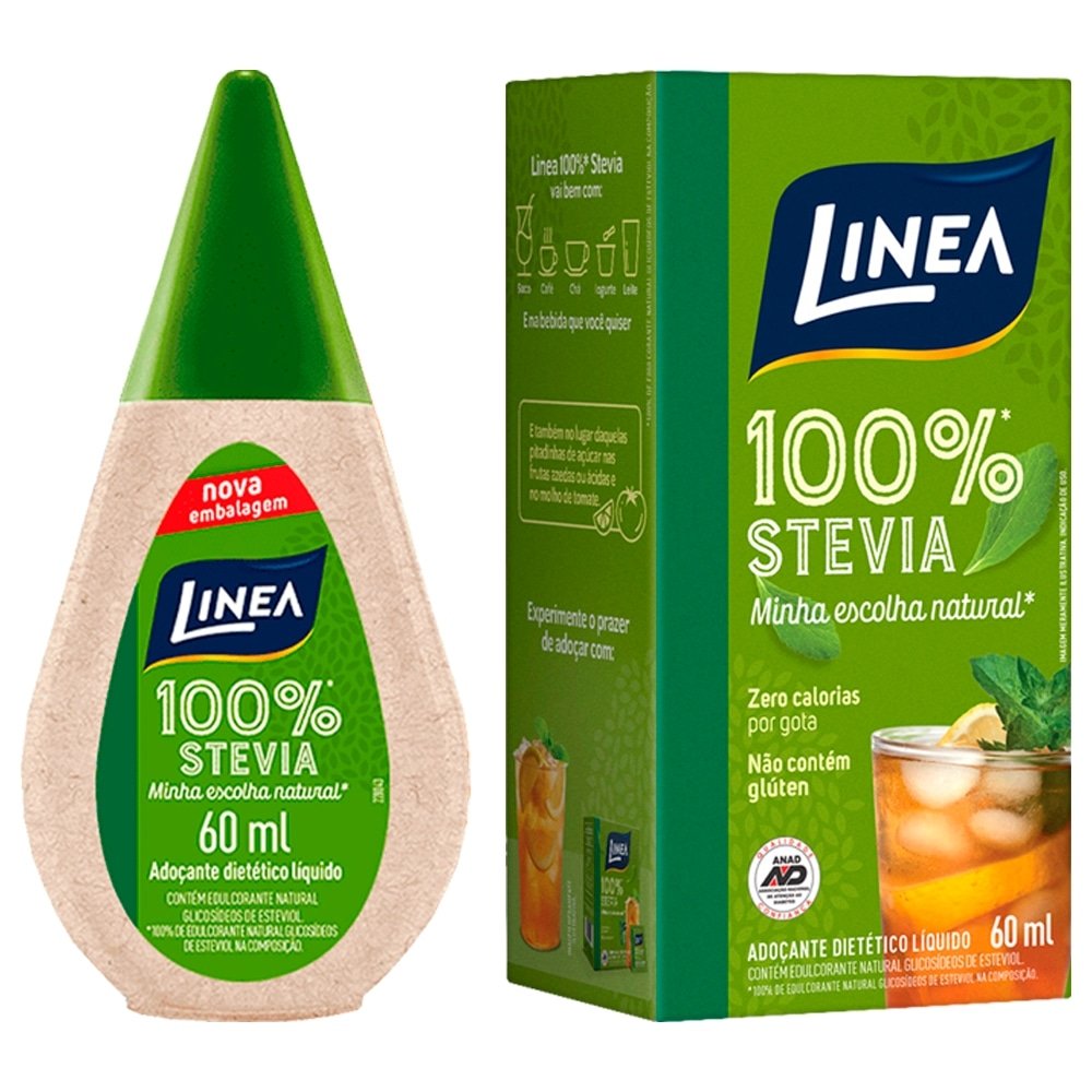 Adoçante Linea Stevia Líquido 60ml