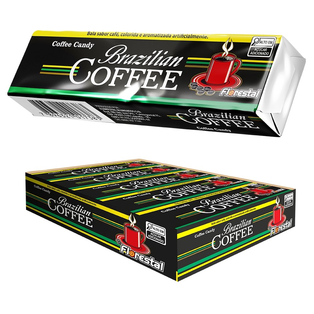 Drops Florestal Brazilian Coffee 30g - Embalagem com 10 Unidades