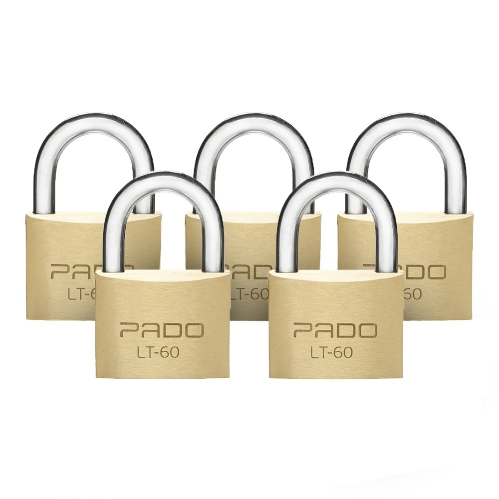 Cadeado Pado LT60 60mm- Caixa com 5 Unidades