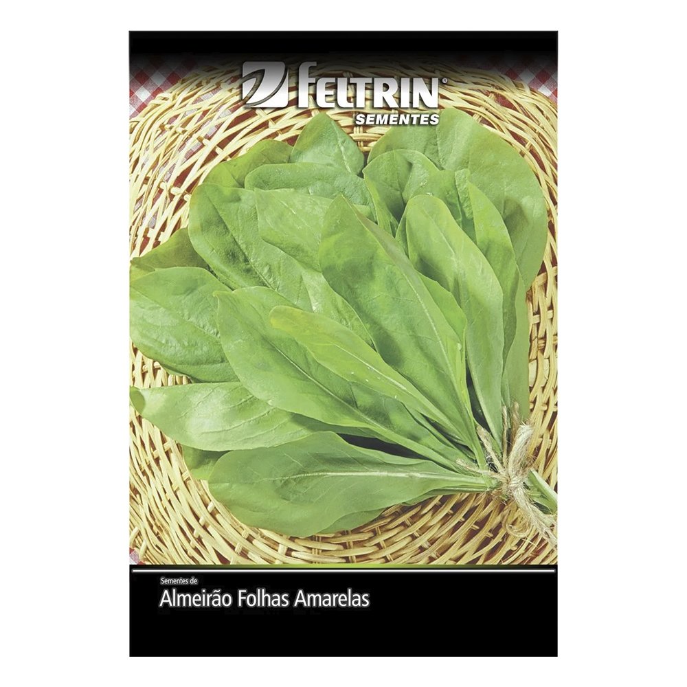 Sementes de Almeirão Folhas Amarelas Feltrin 700mg - Embalagem com 25 Unidades