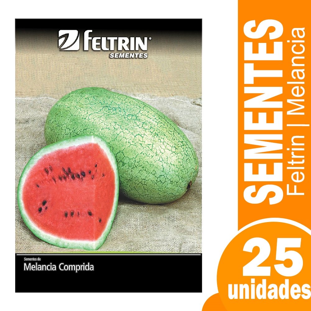 Sementes Melância Charleston Gray Feltrin 1g - Embalagem c/ 25 unidades