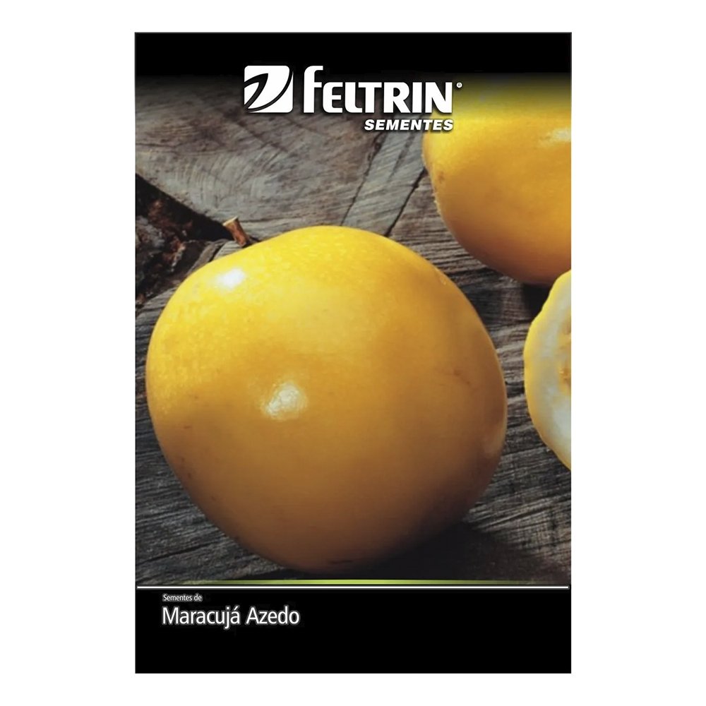 Sementes de Maracujá Amarelo Feltrin 300mg - Embalagem com 25 Unidades