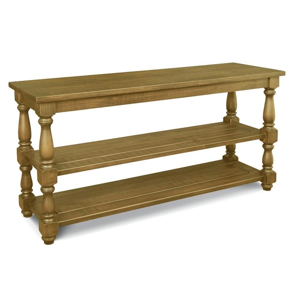 Aparador Mesa Console Para Sala de Estar com Prateleiras Fiore 165x48 Oregon G04 - Gran Be