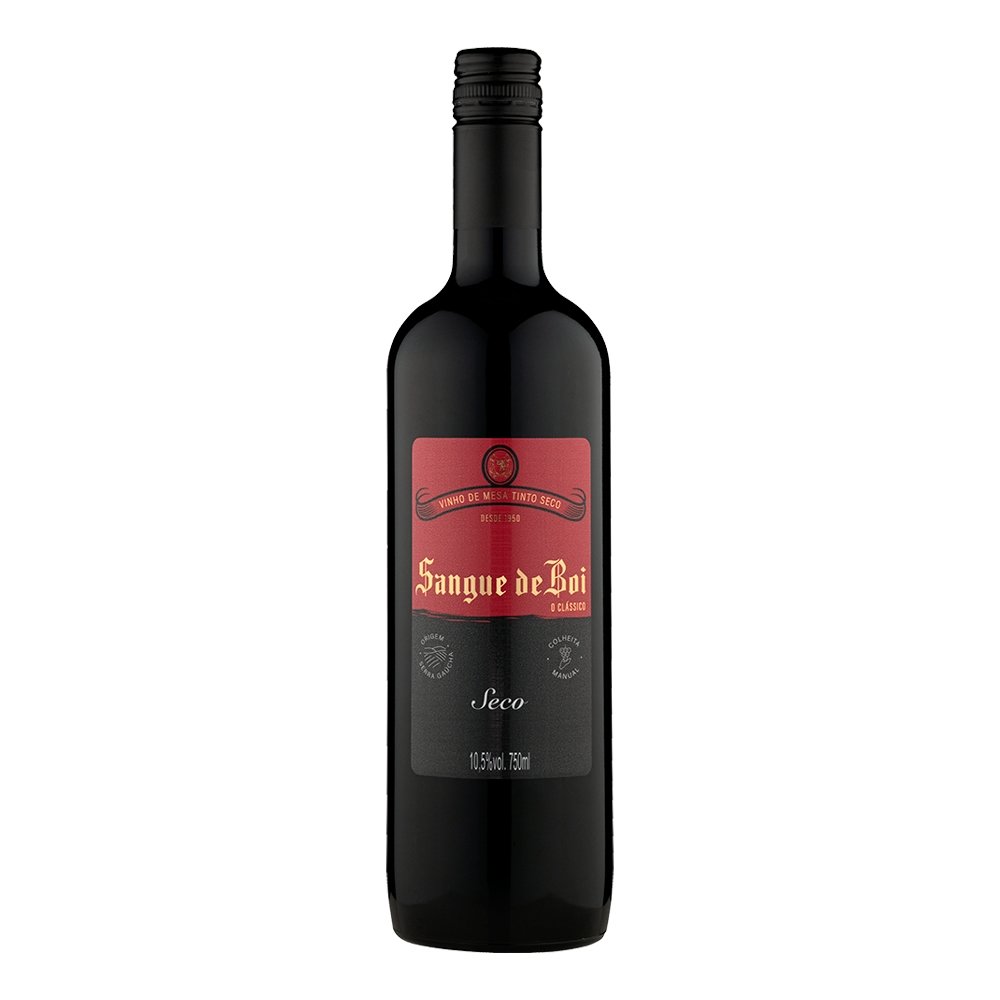 Vinho Nacional Sangue de Boi | Tinto Seco, 750ml