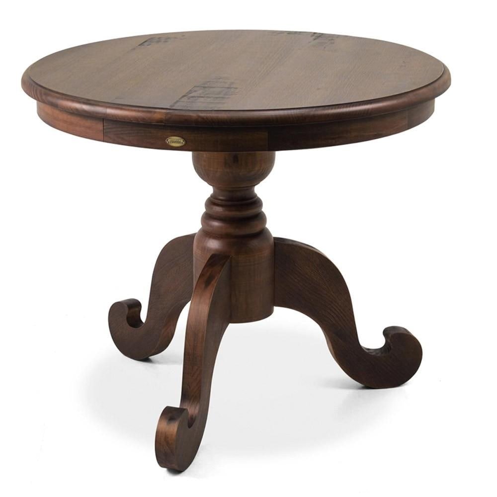Mesa Redonda Para Sala de Jantar 2 Lugares Halsey 90 cm Canela G04 - Gran Belo