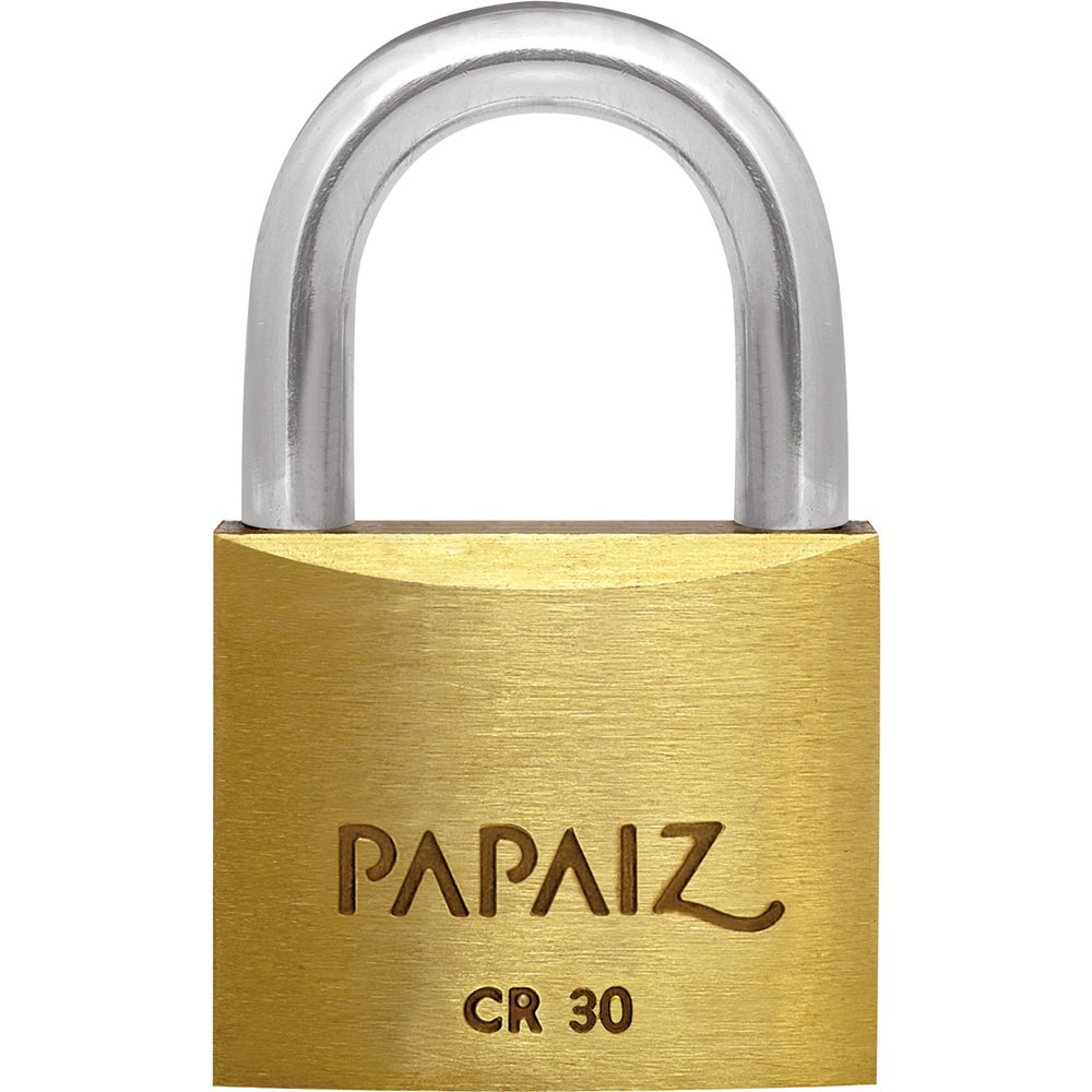 Cadeado Papaiz 30mm - Embalagem Flow Pack com 10 Unidades