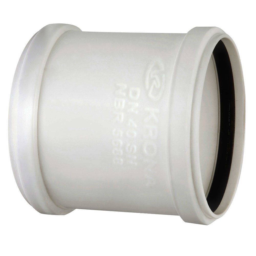 Luva Krona de Correr Esgoto 75mm - Embalagem com 10 Unidades