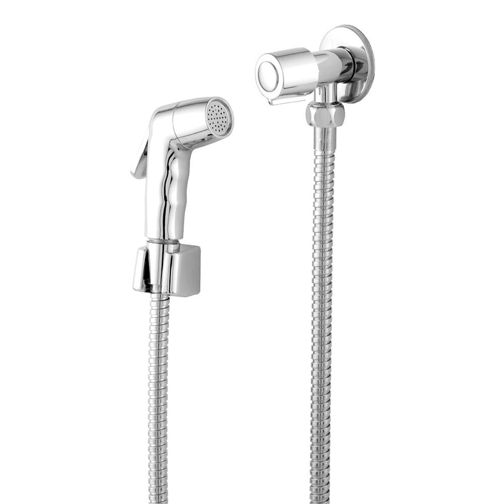Ducha Higiênica Imperatriz Gatilho Abs Cromado 1/4 Volta Inox