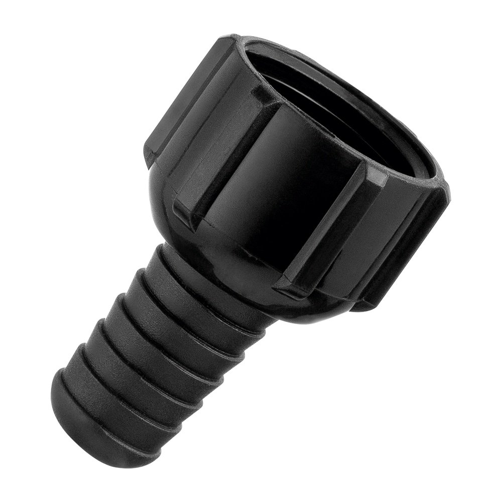 Bico Torneira Jardim Herc Com Porca Preto 1128-B - Embalagem c/ 12 unidades