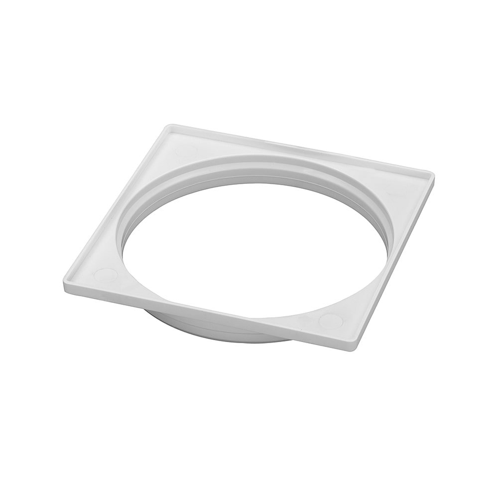 Porta Grelha Quadrada Krona N58 100MM Branca - Embalagem com 12 Unidades