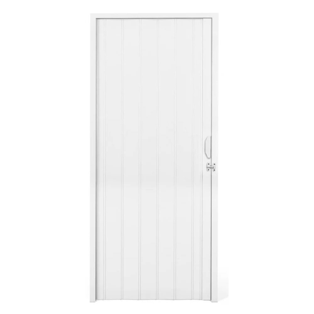 Porta Sanfonada PVC Plastilit 0,70x2,10m - Branco Neve