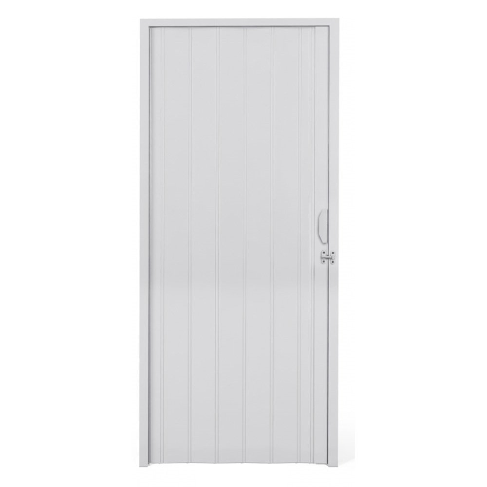 Porta Sanfonada PVC Plastilit 0,80x2,10m - Cinza