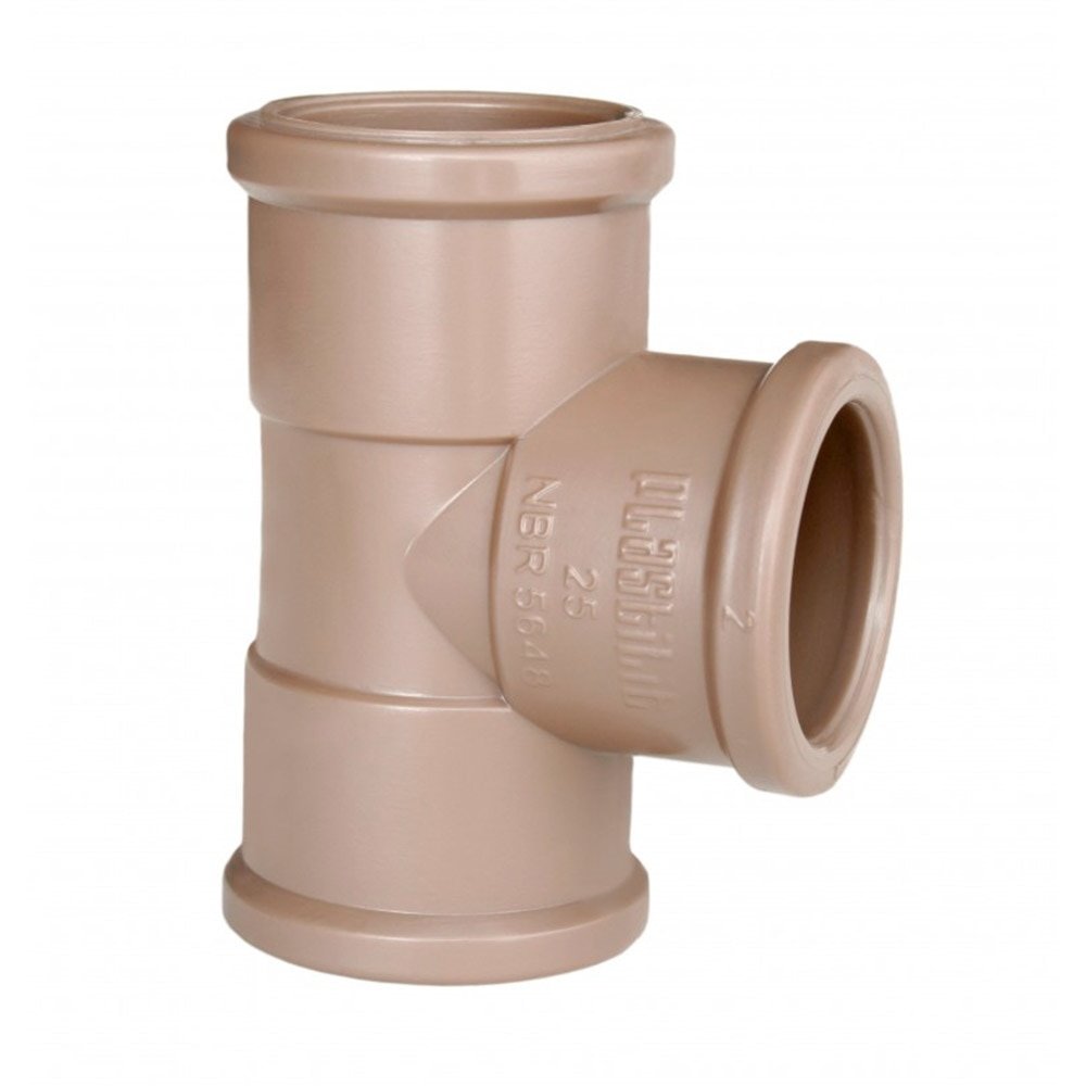 Tee Soldável Plastilit 32mm - Embalagem com 25 Unidades