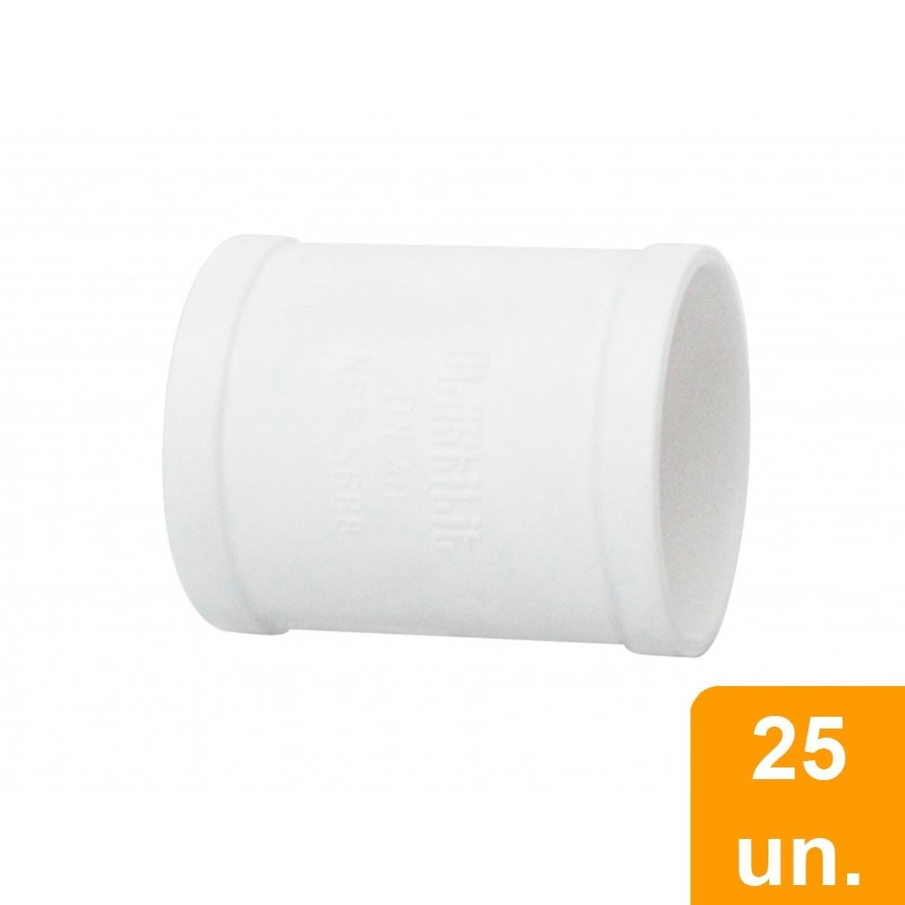 Luva Esgoto Plastilit 100mm - Embalagem com 25 Unidades