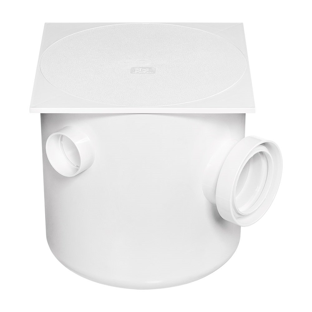 Caixa de Gordura Herc Tampa Quadrada 250x250x75/100mm