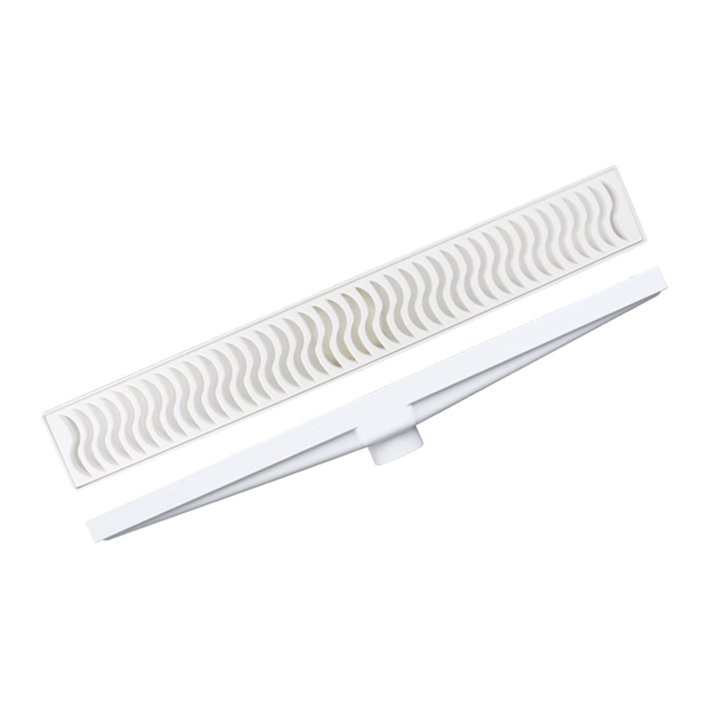 Ralo Linear Seco Plastilit Com Grelha Branco 50cm