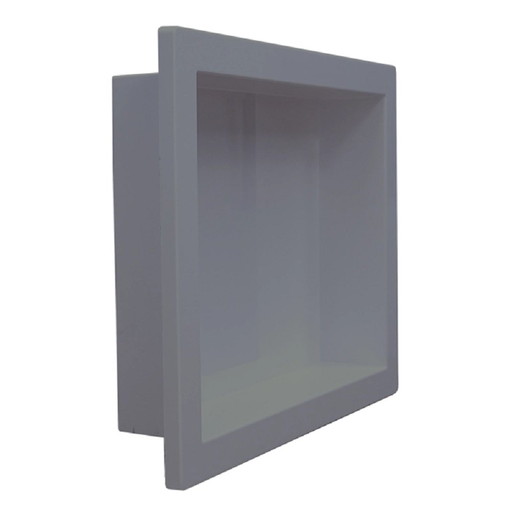 Nicho Plastilit Embutir na Parede 30x40cm Cinza