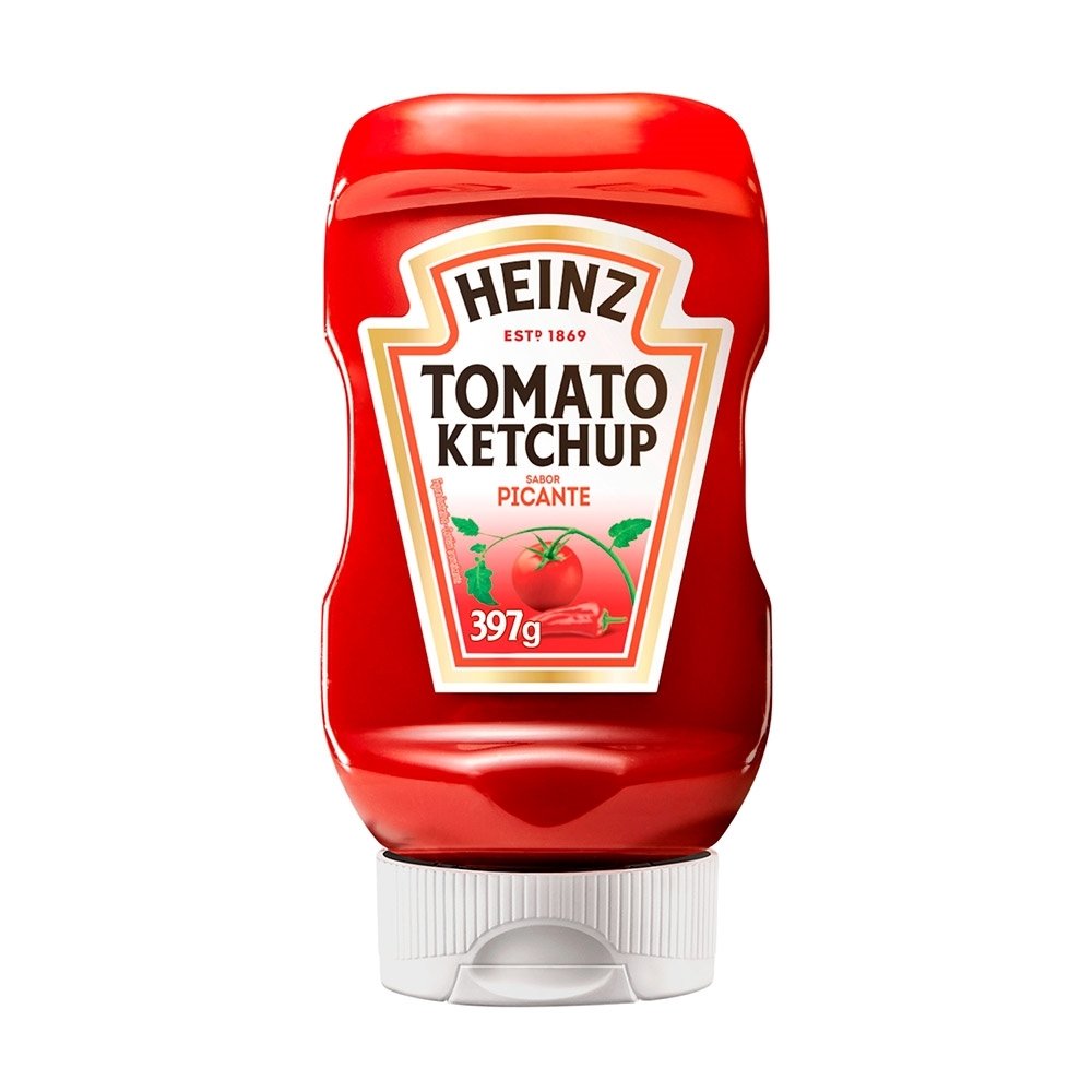 Ketchup Heinz Picante 397g - Embalagem com 16 Unidades