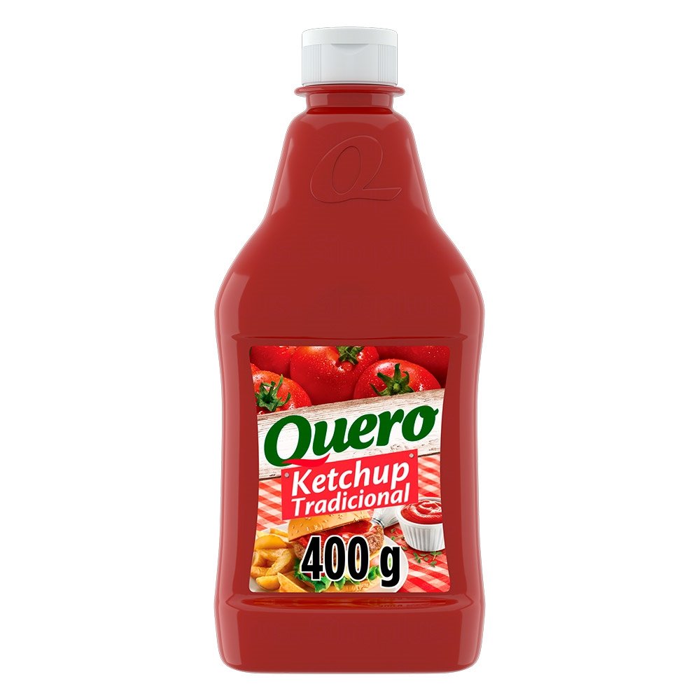 Ketchup Quero Tradicional 400g Embalagem com 24 Unidades eFácil