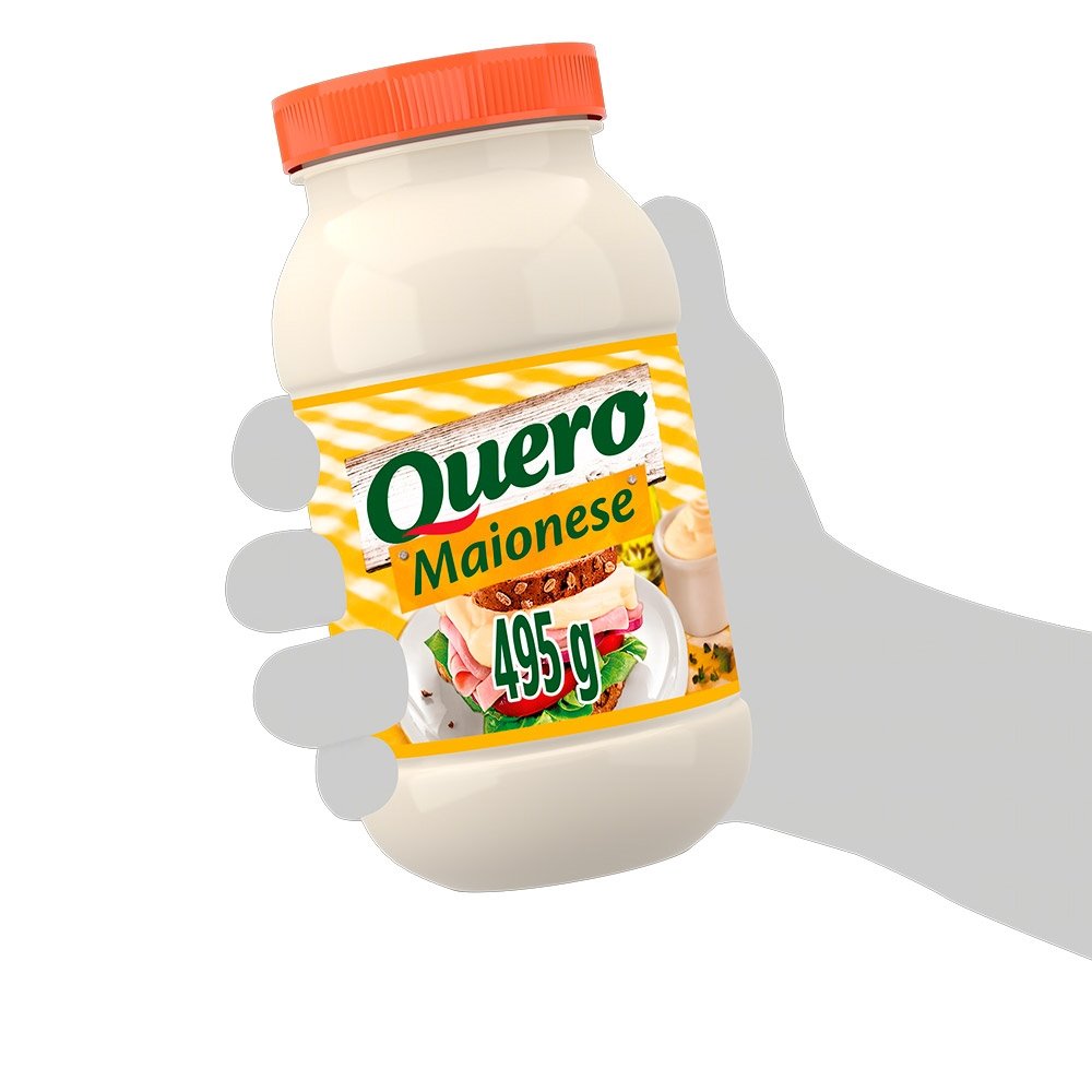 Maionese Quero 495g - Embalagem com 12 Unidades