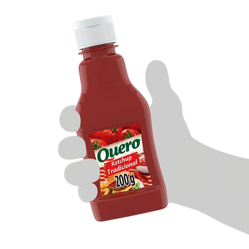 Ketchup Quero Tradicional 200g Embalagem com 24 Unidades eFácil