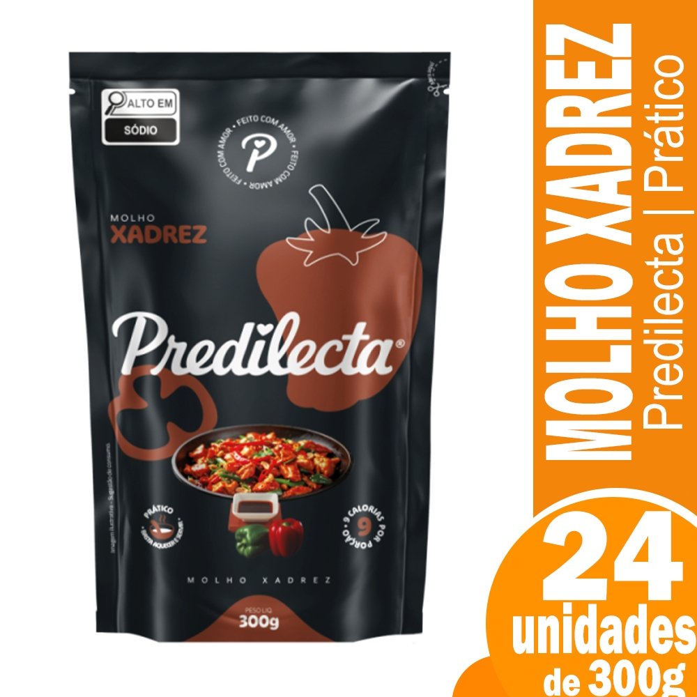 Molho Xadrez Predilecta 300g Embalagem com 24 Unidades