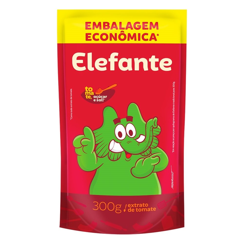 Extrato Elefante Sachê 300g - Embalagem com 24 Unidades