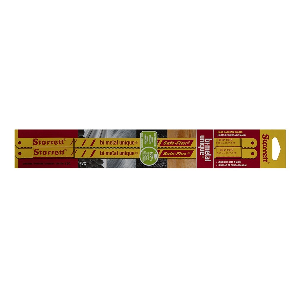 Segueta Starrett Bimetálica Flexível BS1232 Cartucho - Embalagem com 10 Cartelas com 2 Unidades cada