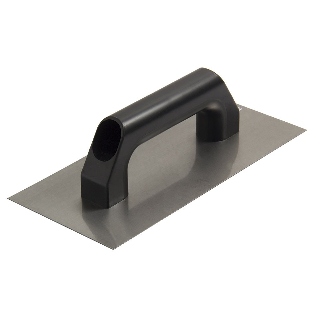 Desempenadeira de Aço Cortag Lisa com Cabo Plástico 25x12