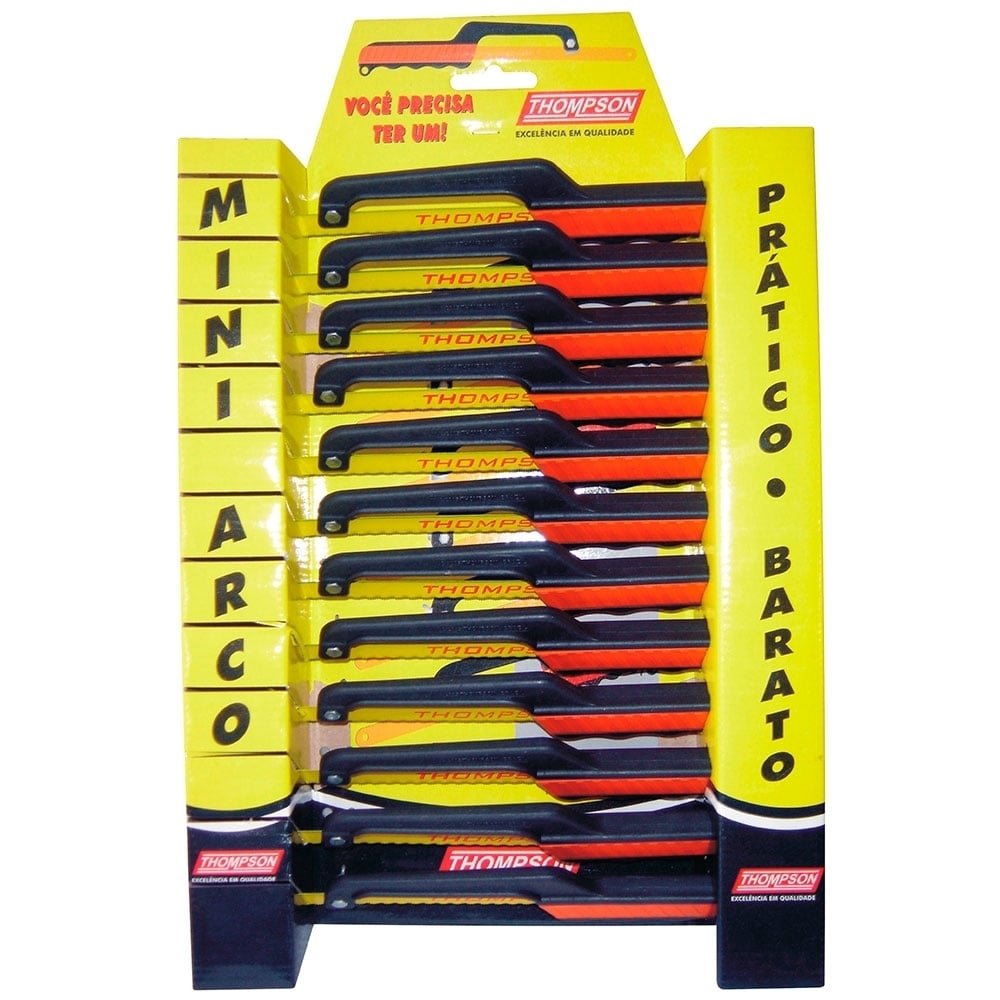 Arco de Serra Thompson Mini Display - Embalagem com 12 unidades